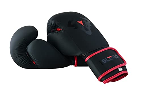 Islero EVO Fitness Matte Black Boxing Gloves Men Punch Bag Women Pink MMA Muay Thai Martial Arts Kick Boxing Sparring Training Fighting Gloves With Hand Wraps (10 OZ - Image 3