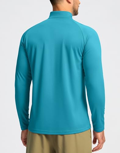 Image of G Gradual Men's Quarter Zip Pullover Running Athletic Shirts Long Sleeve
