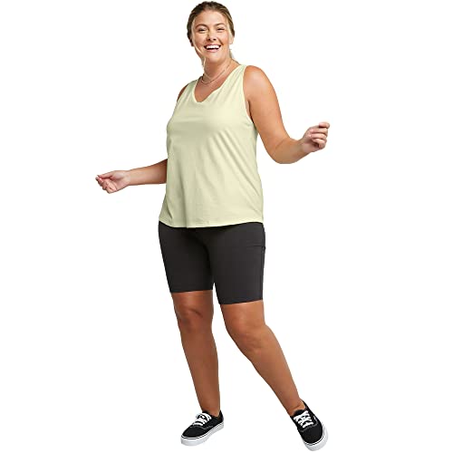 Just My Size Womens Bike Short, Black, 2X Us #TOP4