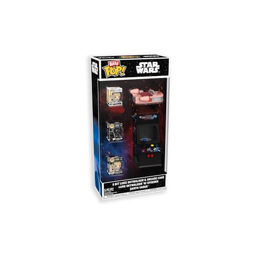 Bitty POP! Starter Set: Star Wars - 3 Mini Figures - Ride - Arcade - 5 Pieces - Darth Vader - Luke Skywalker