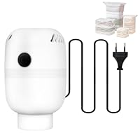 Elektrische Luftpumpe für Vakuumbeutel, 35 W Elektrische Pumpe für komprimierte Beutel, Tragbare Vakuumpumpe Saugluftpumpe 4500 Pa für Kleidung, Decken, Kissen, Bettdecken