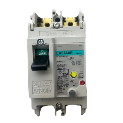 Disjoncteur de fuite EW32AAG-2P032B interrupteur de protection 2P 32A résidentiel