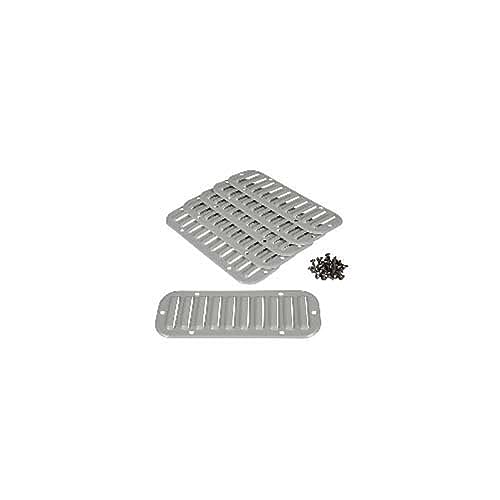 Grille métallique mécanique 317x91mm pour stopper l'humidité ambiante