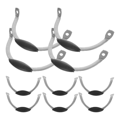 HANABASS 10 Piezas Mangos de Repuesto para Ollas y Sartenes a Presión, Asas Laterales de Oreja Plana Resistentes al Calor, Accesorios Aplicables para Cocina Doméstica y Profesional