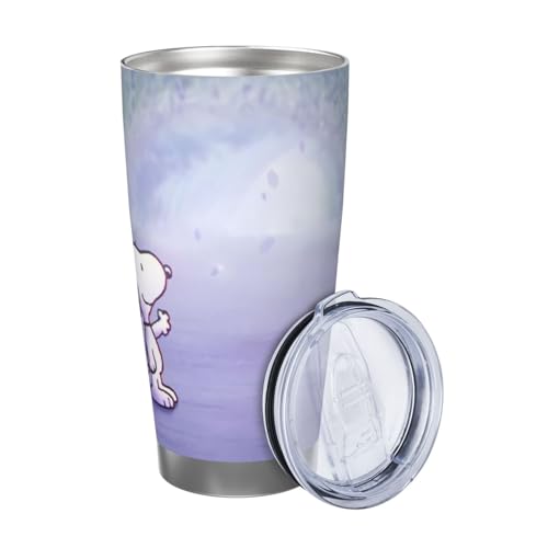 マグカップ スヌーピー コーヒーカップ コンビニカップ 保冷 保温 タンブラー ステンレス製 大容量 真空断熱マグ 蓋付き 持ち運び 直接ドリップ 車用 600ml Straw Three-piece Set