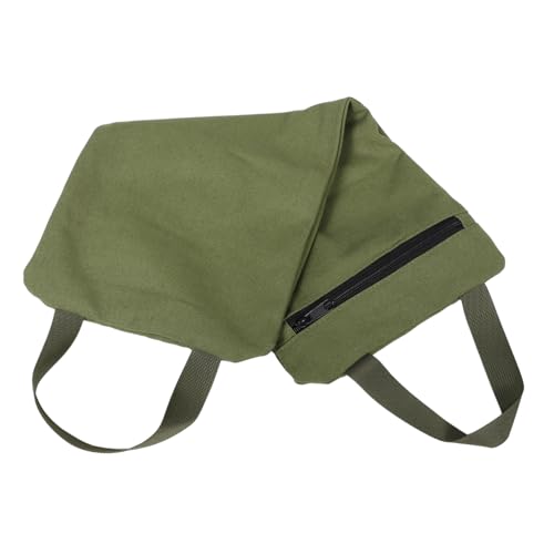 GOOHOCHY Canvas Weightlifting Sandbag Fitness Training Bag Handles Yoga Workout Bag Empty Sandbag for Exercise