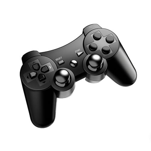 Image of MOVONE wireless Controller for ps3 Rechargeable Game Wireless Controller 2Pack with2 Charging Cables, Compatible with Playstation3