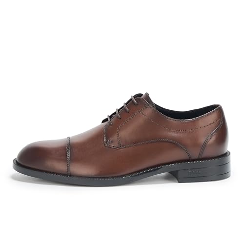 Image of BOSS Men's Tayil Smooth Leather Derby Dress Shoe