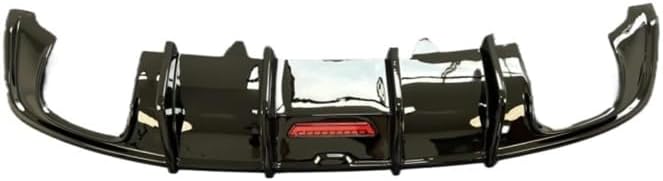 Rear Bumper Diffuser for Audi A5 SLine S5 B9 Sport 2017-2020,Diffuser Rear Bumper Spoiler Decorative Protector,C-S5 Glossy Black