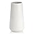 White Ceramic Vase, GUKJOB Flower Vase Ceramic Vase for Flowers, Decorative White Vase for Pampas Grass, Small Vase for Home Living Room Dining Table Farmhouse Office Decor - 4.13"L x 2.95"W x 7.72"H
