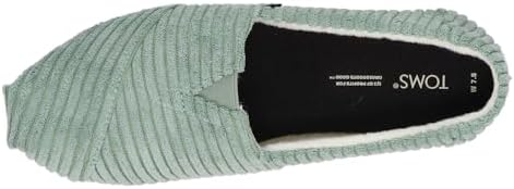 TOMS Women's Alpargata Recycled Cotton Canvas” Loafer Flat, Dark Ivy, 9.5 | Image 3