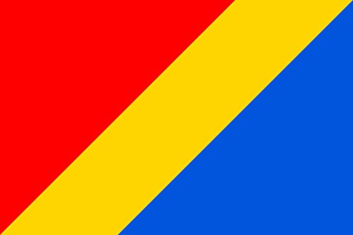 Drapeau Krupka anti-déchirure grand format pour extérieur