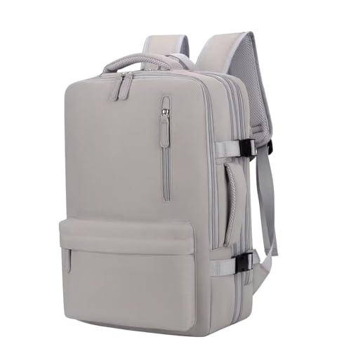 Image of Expandable Laptop Backpack with USB Charging Port, 15.6-Inch Travel & College Bag for Men & Women