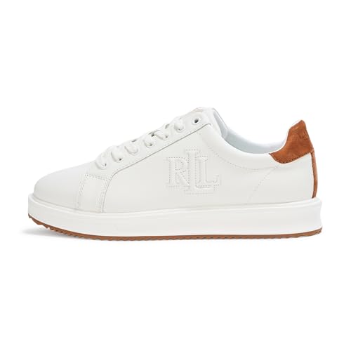 Lauren Ralph Lauren Women's Ainsley Two-Tone Leather & Suede Sneaker2