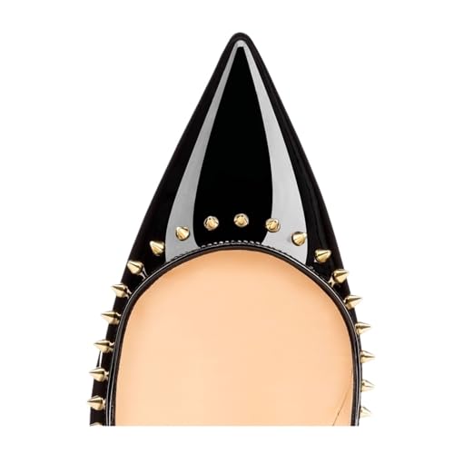 Women's Pointed Rivet High Heel Shoes4