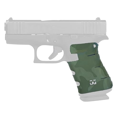 DEFGRIP DEFgrip Adhesive Grip Compatible with Glock 19/23/25/32/38/43X/44/48/49 (All Gens/Backstraps) | Dri-Touch™ Thin 0.7mm, Tool-Free Install (Glock 43x/48 OD Green Camo) by DEFGrip - Used condition - US$28.49