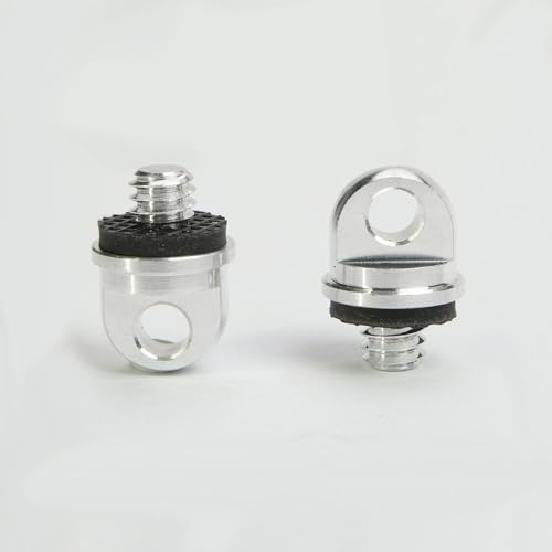 Image of SHOPEE 1 /4inch Camera Screw 2PCS 1 /4-20 Quick Install Metal Screws Connecting Adapters for Camera Neck Wrist Strap Sling