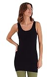 b.young Damen Shirt Top Basic 20801992, Größe:XXL, Farbe:Black (80001)