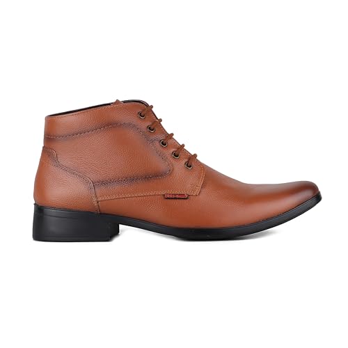 Image of Red Chief Genuine Leather Formal Derby Boots for Men | Premium & Stylish Office Footwear | RC3545