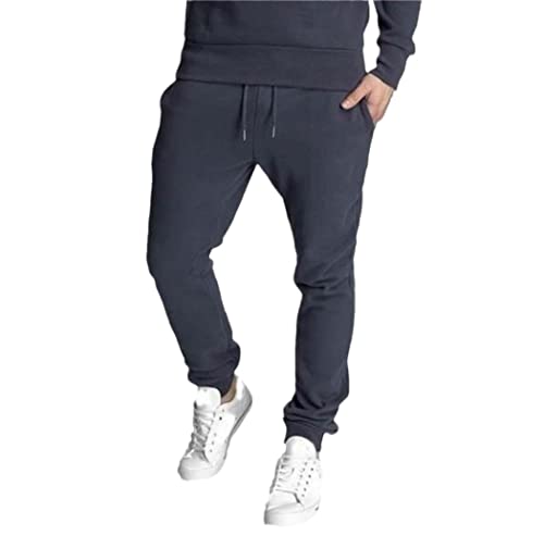 Pantalon décontracté homme imprimé bleu marine avec motifs géométriques 3XL