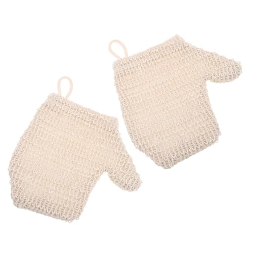 NOLITOY 2pcs Bathing Mittens Dead Skin Scrubber Gloves Exfoliator Gloves Small Gloves Shower Exfoliating Gloves Shower Gloves for Women Men Exfoliator Gloves