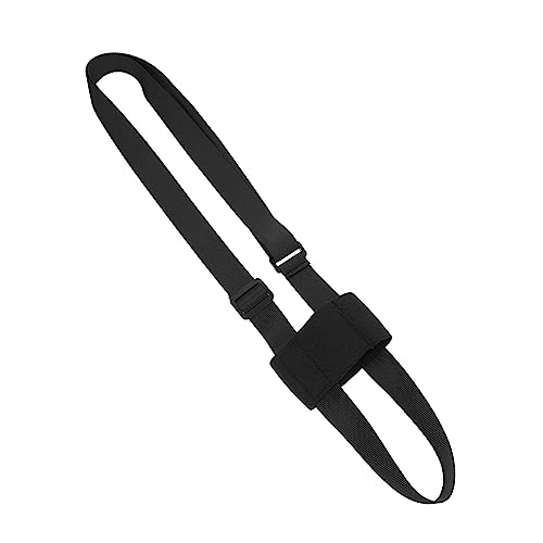 DECORNIJIA Housse de Bouteille Eau avec Sangle de Transport Portable pour Gourde Accessoire Nylon pour Activités de Plein Air Noir