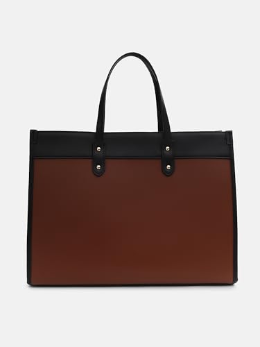 Image of Kazo Marquis Tote | Premium Faux Leather Handbag for Women | Elegant Structured Shopper with Versatile Functionality