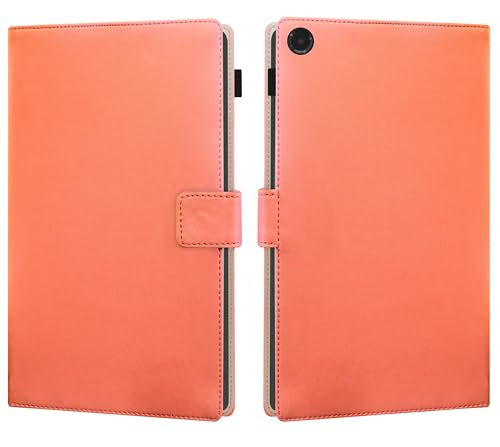 Image of TGK Flip Cover for Samsung Galaxy Tab A11 Plus 11 Inch Case with Stylus Holder (Peach)