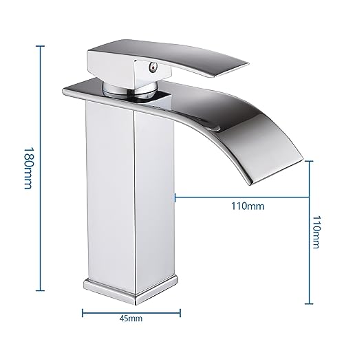 Robinets de lavabo de bassin noir pour éviter les éclaboussures
