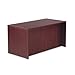 Valencia Series Straight Front Desk Shell, 59-1/8w x 29-1/2d x 29-1/2h, Mahogany