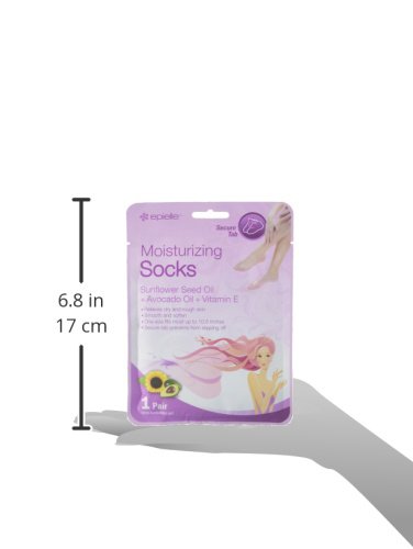 Moisturizing Socks-Sunflower Seed Oil & Hydrating Socks-Shea Butter & Jojoba Oil-Total 2 Pairs #TOP2