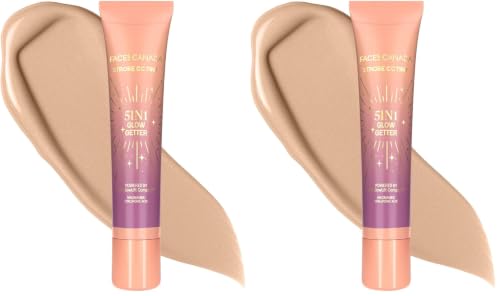 Image of FACES CANADA Strobe CC Tint Mini - Paradise Vibes 01, 18ml | 5-in-1 Serum + Moisturizer + Primer + BB /CC Cream + Strobe Cream | Lightweight | Radiant Dewy Glass Skin Glow | Niacinamide & Hyaluronic Acid | For Fair To Light Skin