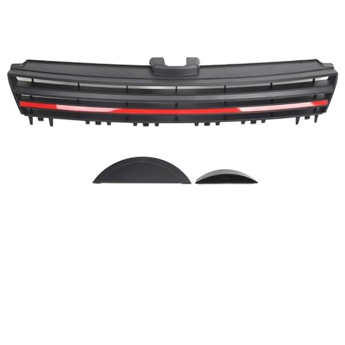 Calandre supérieure VW Golf Sportwagen 5G0853651 finition rigoureuse rouge et noir pare-chocs