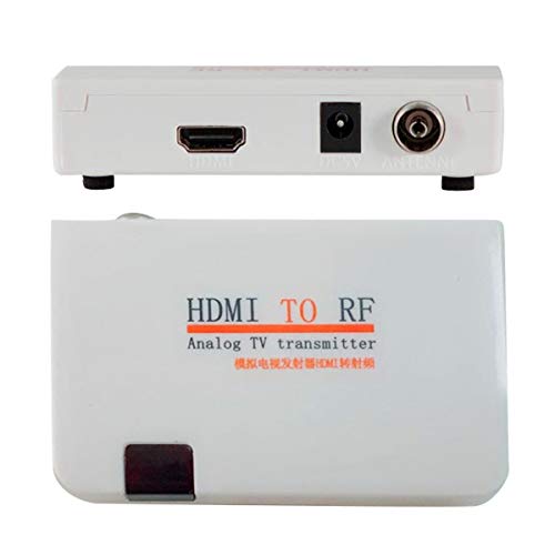 HDMI to RF Coaxial Converter Modulator Box for Old TV - HDMI in