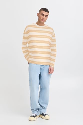 Sweat-shirt homme coton confortable pull décontracté coupe ample marque Solid