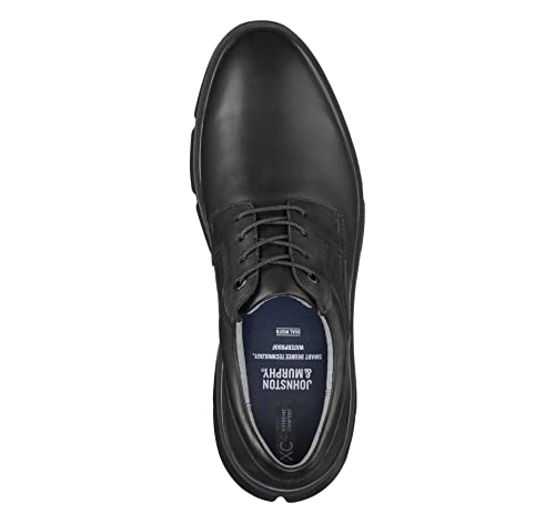 Johnston & Murphy Men's XC4 Tanner Plain Toe Black Full Grain 8.5 M/W US2