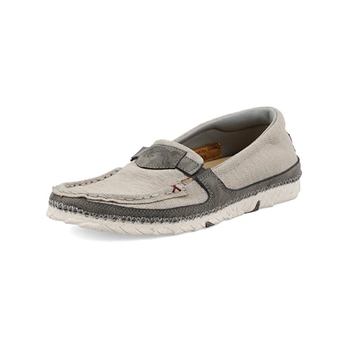Image of Twisted X Women's Zero-X, Moc Toe with Zero-X, Grey Ice & Grey, 8.5 M