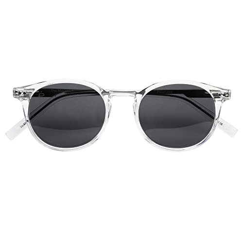 Image of PRIVE REVAUX unisex-adult The Maestro Metal X Round Sunglasses