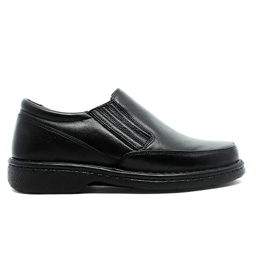 Sapato Masculino Conforto Ortopédico Para Diabético 310 (44, Preto)