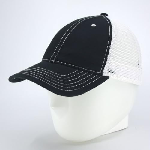 Image of The Vintage Year Washed Cotton Unstructured Soft Mesh Adjustable Trucker Baseball Cap