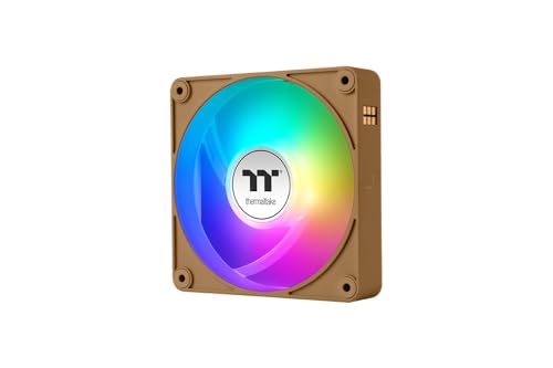 Thermaltake CT120 EX Reverse ARGB Sync PC Cooling Fan | 120‑mm‑ARGB‑PWM‑Lüfter | Gravel Sand | 3 Fan Pack – Ansicht 1