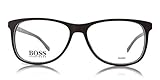 Protective case included Hugo Boss BO-0220-MYI-18-53-18-140 Orange Brillengestelle BO-0220-MYI-18-53-18-140 Rechteckig Brillengestelle 55, Grau