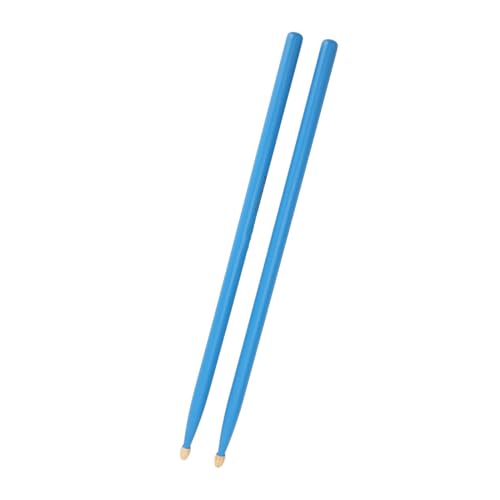 1 par de baquetas para práctica de batería, baquetas de madera de arce tamaño 5A para adultos, niños y principiantes (azul) miniatura 7