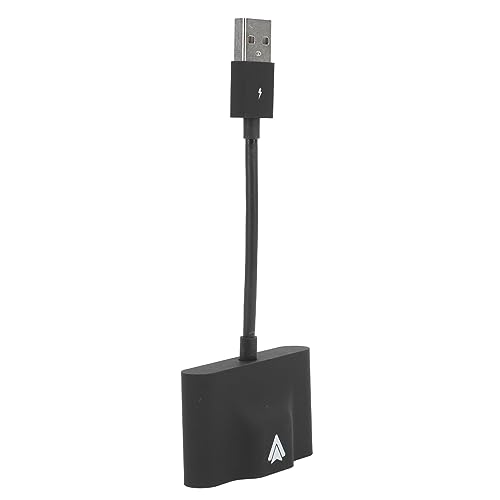 Adaptador Inalámbrico para Automóvil Dongle Auto Conexión Fácil Chiyyak Plug and Play Negro 11