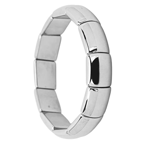 Terahertz Bracelet Rectangle Beads Elastic Bracelet Women Men Bracelet Gift Healing Stone, Terahertz bracelet for women and men, with elastic energy and powerful Rectangle beads