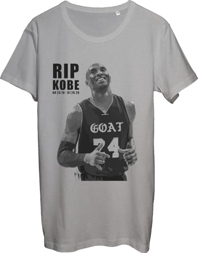 Basketball Goat 24 Tribute 1978-2020 - Camiseta gris para hombre, gris, XXL