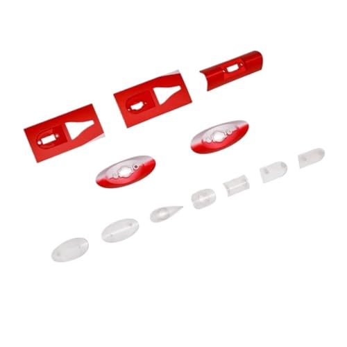 Couvercle de lumière LED rouge pour avion de modélisme Ares 3D EDF Jet 90mm
