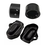 Packungsinhalt: Miter Vordere Achsmutter Hinterachse Abdeckungen Radwellenkappe Schutzschutzkabel mit 2002-2017 Nachtstab Special Vrscdx vrscf vrscaw. (Color : Black)