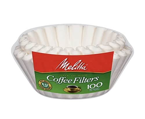 Melitta 629524 8 To 12 Cup White Coffee Basket Filters 200 Count