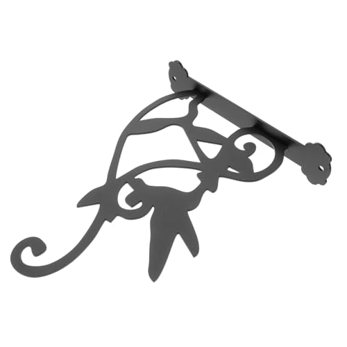 CAXUSD macetero de Hierro Fundido afuera Estante Apoyo florero de Pared maceteros Manos Home Decor decoração casa Titular de la Planta Colgante Gancho para Colgar Plantas Planchar Black